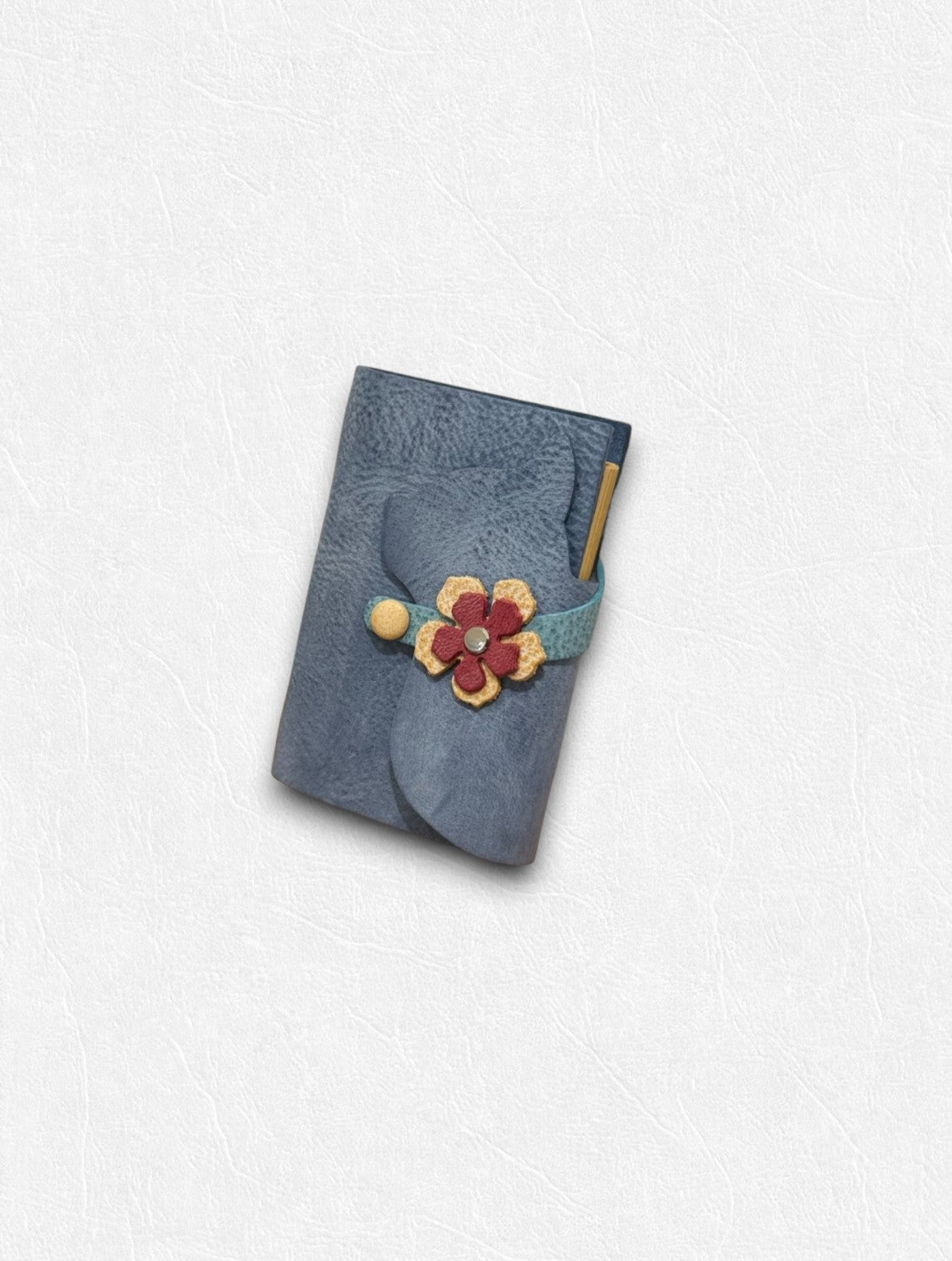 Kitty Leather Journal - A7 - Made by Frey