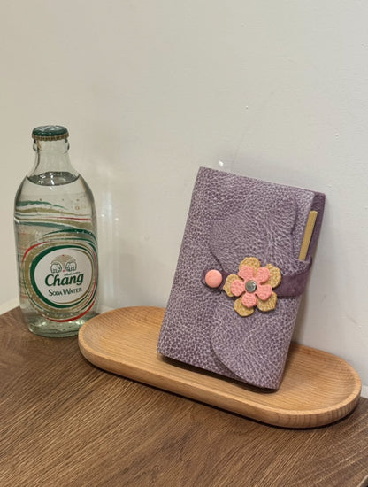 Kitty Leather Journal - A7 - Made by Frey