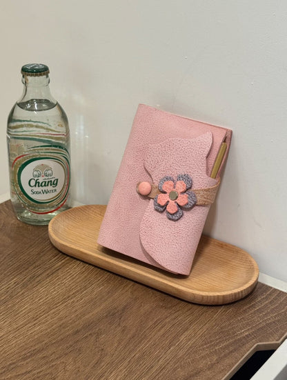 Kitty Leather Journal - A7 - Made by Frey