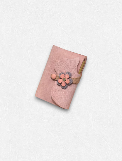 Kitty Leather Journal - A7 - Made by Frey