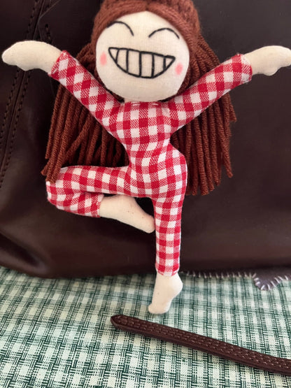 Lady Poppy Bag Charm - Made by Frey