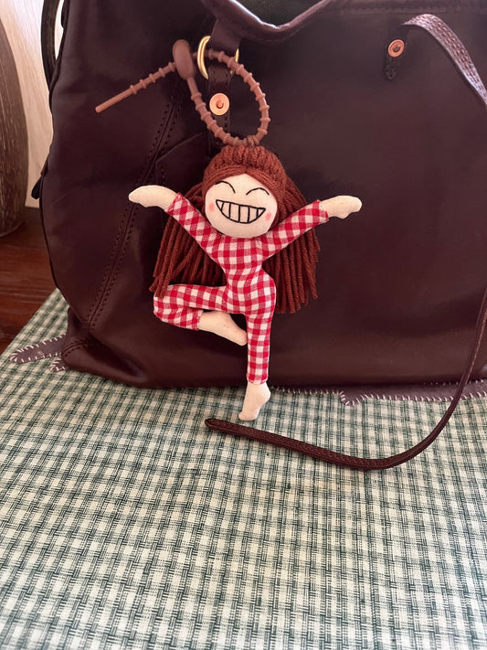 Lady Poppy Bag Charm - Made by Frey