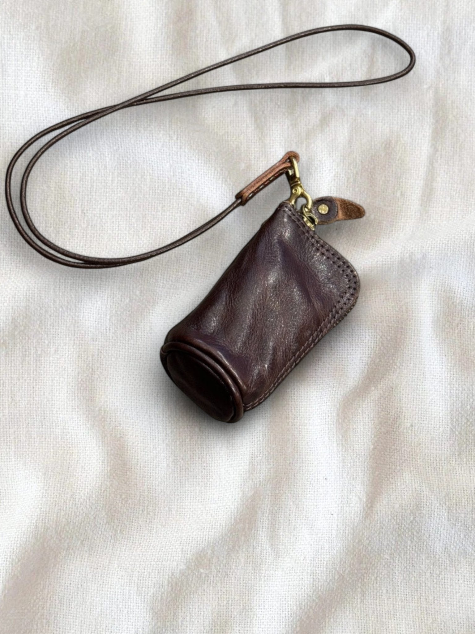 Leather Key Case / Small Pouch - Made by Frey