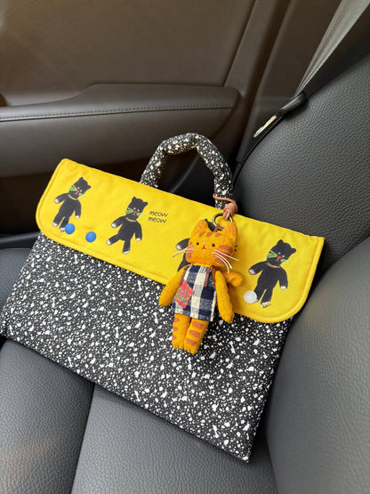 Lucky Gift Kitty Bag Charm - Made by Frey