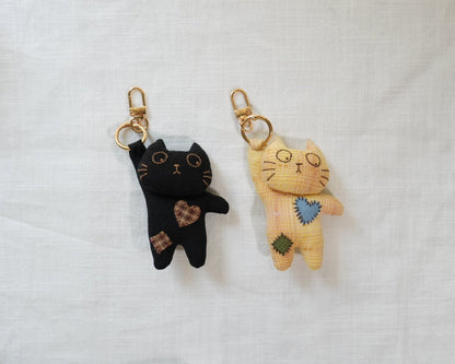 Paw-Stuck Kitty Bag Charm - Made by Frey