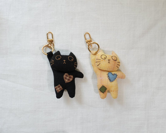 Paw-Stuck Kitty Bag Charm - Made by Frey