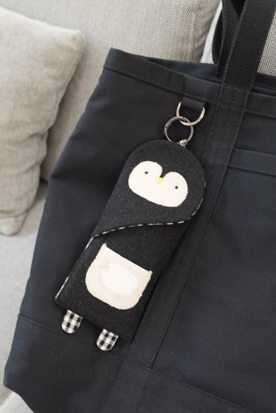 Penguin Sunglass Pouch & Bag Charm for Travel - Made by Frey