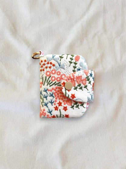 Pink Floral Wallet - Made by Frey