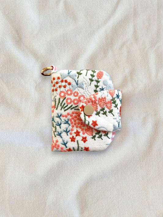 Pink Floral Wallet - Made by Frey