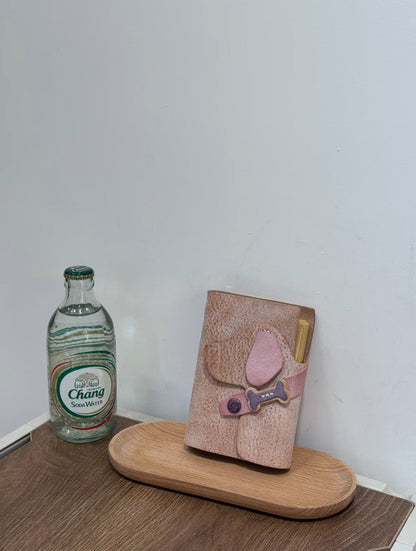 Puppy Leather Journal - A7 - Made by Frey