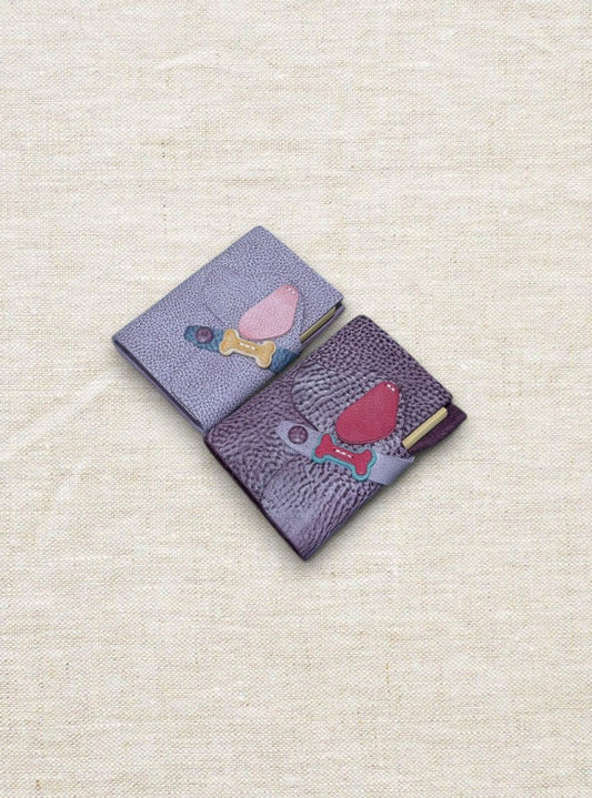 Puppy Leather Journal - A7 - Made by Frey