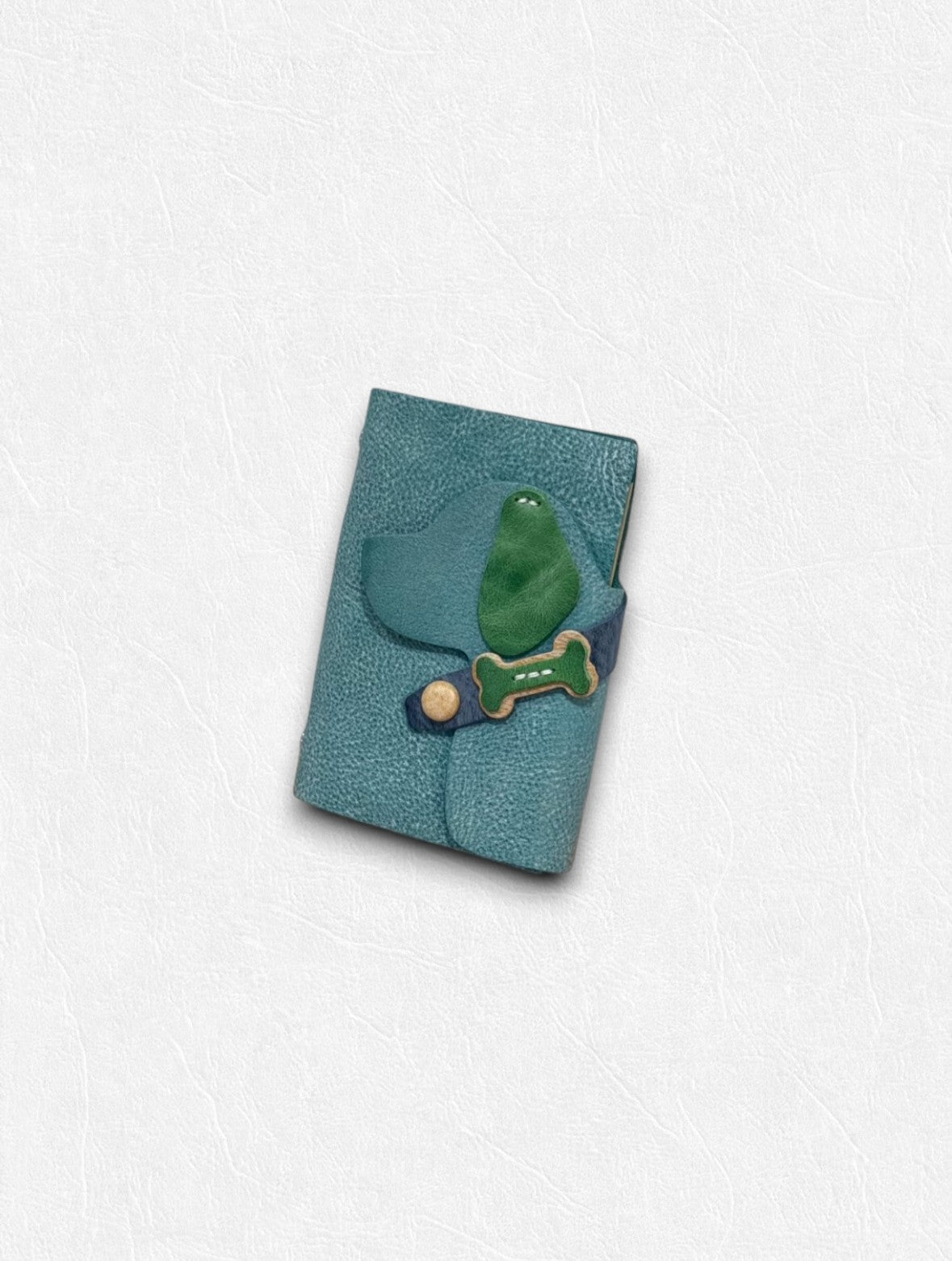Puppy Leather Journal - A7 - Made by Frey