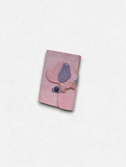 Puppy Leather Journal - A7 - Made by Frey