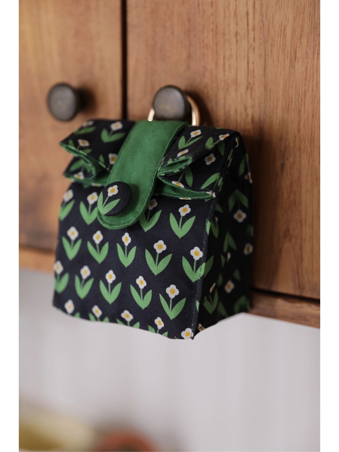 Retro Floral Makeup Bag - Made by Frey