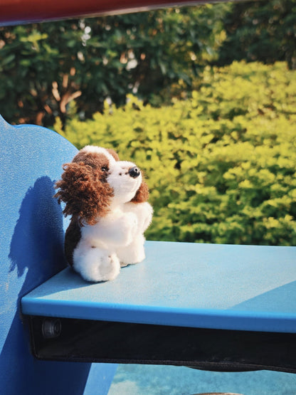Springer Spaniel Plush Keychain Dog Bag Charm - Made by Frey