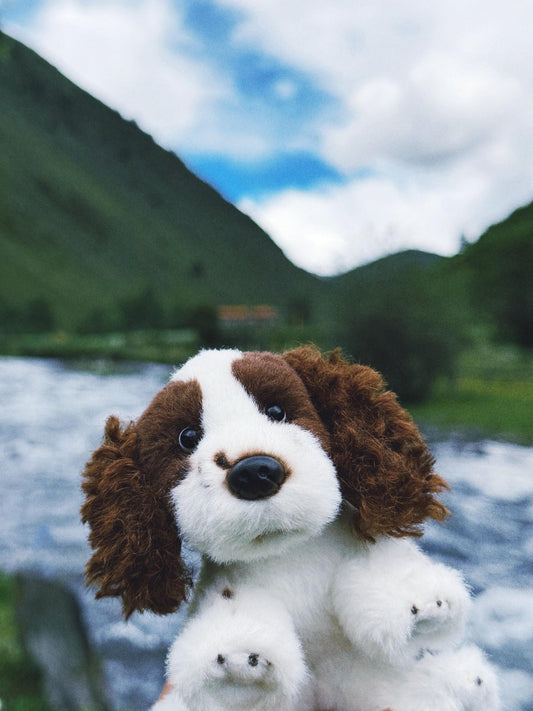 Springer Spaniel Plush Keychain Dog Bag Charm - Limited - Time Discount - Made by Frey