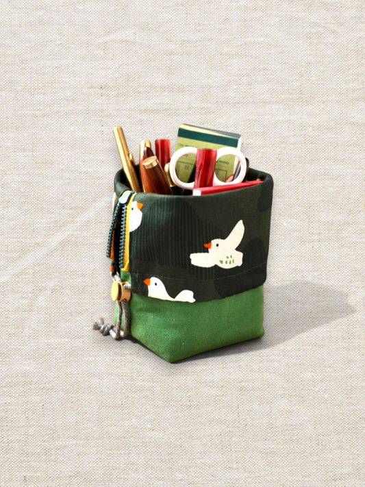 Stand - Up Pencil Pouch & Desk Organizer - Made by Frey