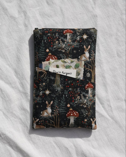 TN Regular-Size Journal Pouch – Christmas Woodland Deer | Preorder - Made by Frey