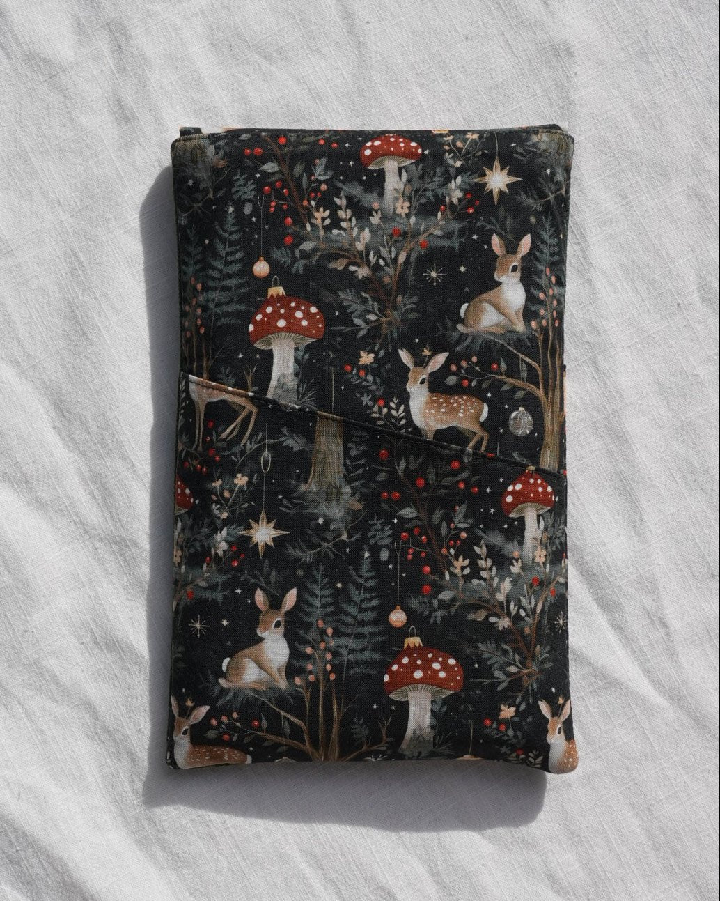 TN Regular-Size Journal Pouch – Christmas Woodland Deer | Preorder - Made by Frey