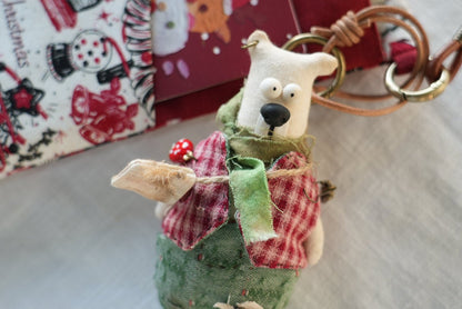 Vintage Christmas A5 Book & Journal Sleeve | Ships in 1 week - Made by Frey