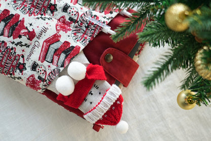 Vintage Christmas A5 Book & Journal Sleeve | Ships in 1 week - Made by Frey