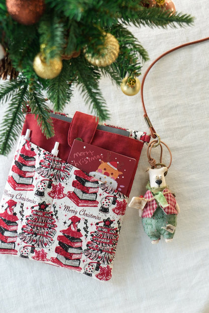 Vintage Christmas A5 Book & Journal Sleeve | Ships in 1 week - Made by Frey