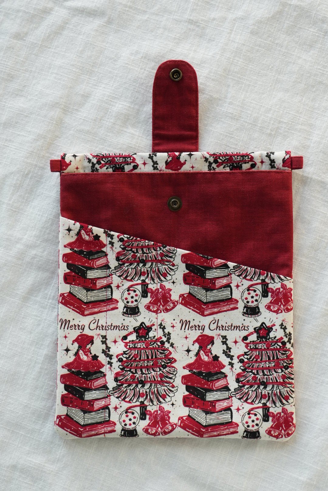 Vintage Christmas A5 Book & Journal Sleeve | Ships in 1 week - Made by Frey