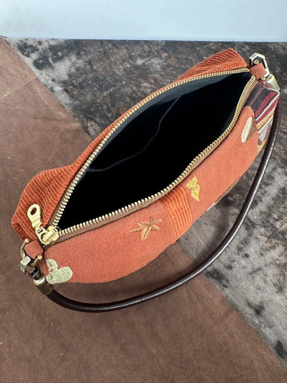 Vintage Embroidery · “Hedgehog & Fox” Cotton Linen Bag - Made by Frey